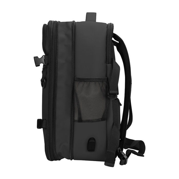 Mochila Teros Te-9037Bk Laptop Hasta 15.6 Poliester Negro Interior Gris