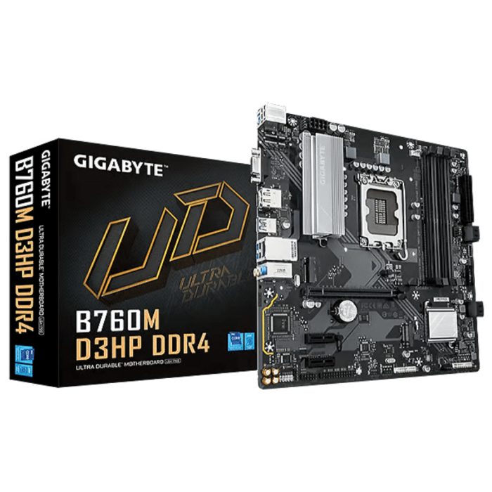Gigabyte Motherboard B760M D3HP DDR4 4 DIMM Socket