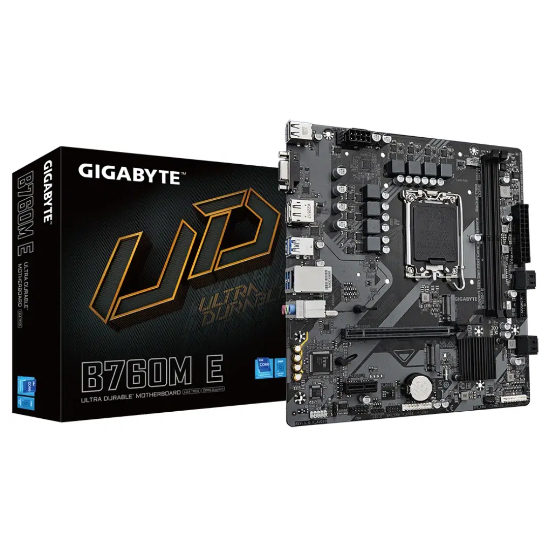 Gigabyte B760M E G10 Motherboard Micro ATX LGA1700 Socket Intel