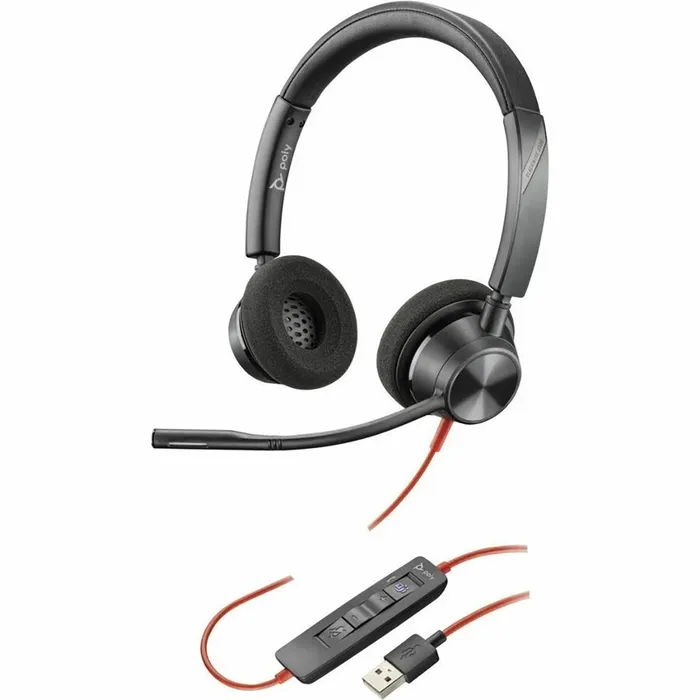 POLY Headset Wired Blackwire 3220 Stereo USB-C He