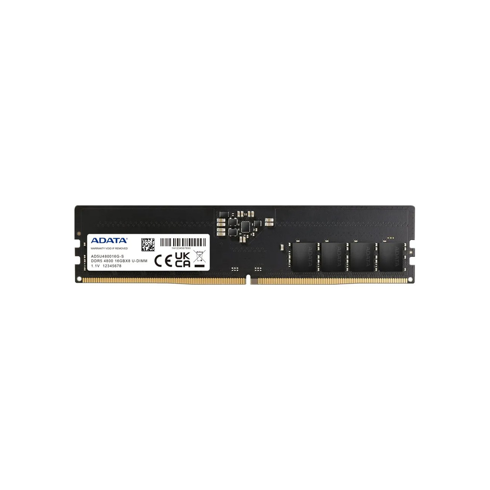 RAM Adata U-Dimm 16Gb 4800Mhz Ddr5 Cl40 1.1V AD5U480016G-S