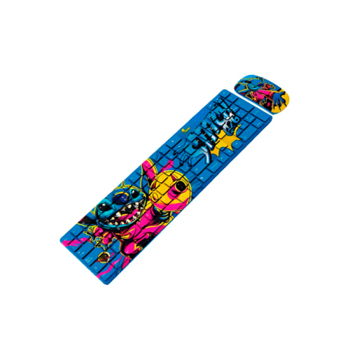 Xtech Keyboard and mouse set Spanish Wireless 2.4 GHz Stitch