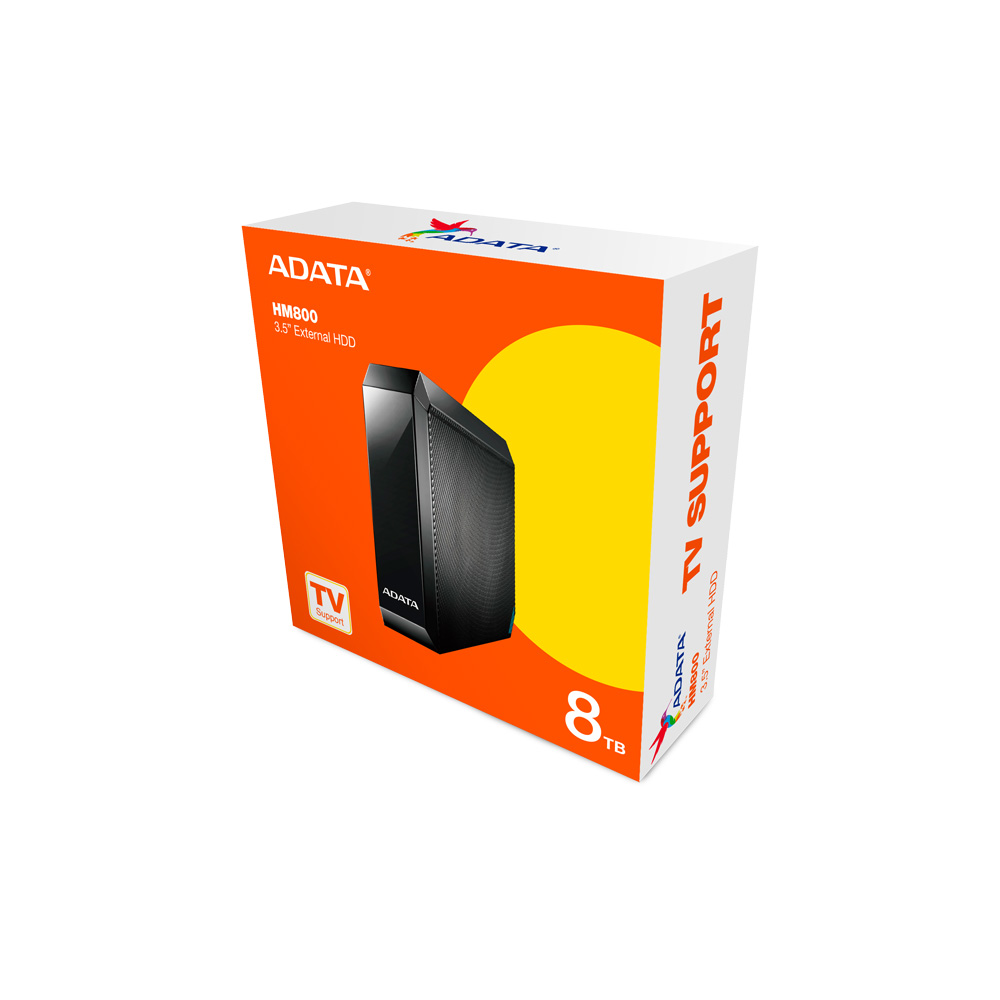 DISCO/ADATA HDD EXTERNO HM800 8TB BLACK USB 3.2 GEN1