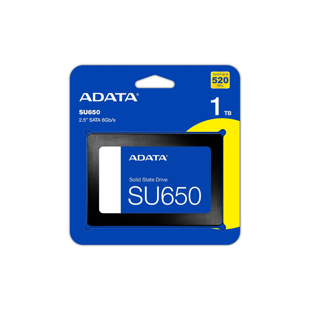 SSD Adata Su650 1Tb 2.5 3D Nand 520 450 ASU650SS-1TT-R