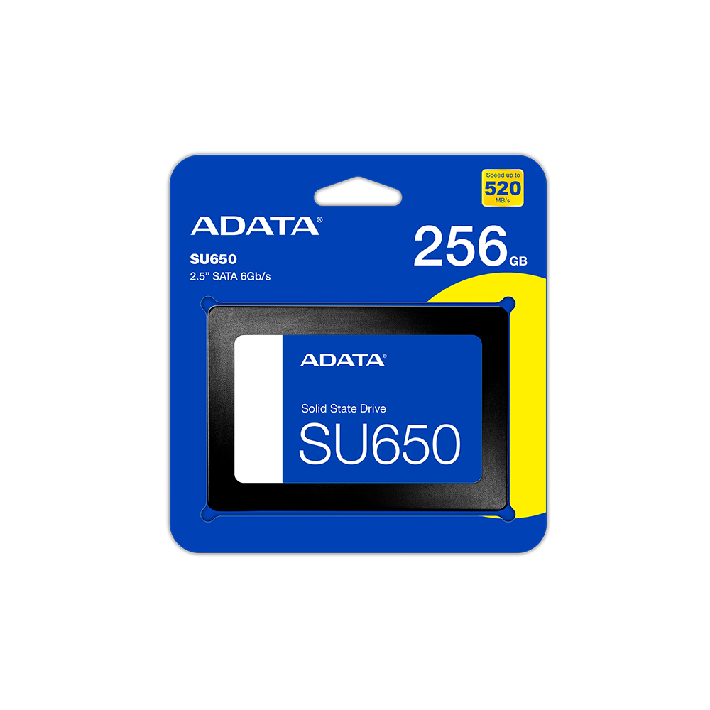 SSD ADATA/SU650 256GB 2.5 SATA 6GB 3D NAND LECTURA 520MBS