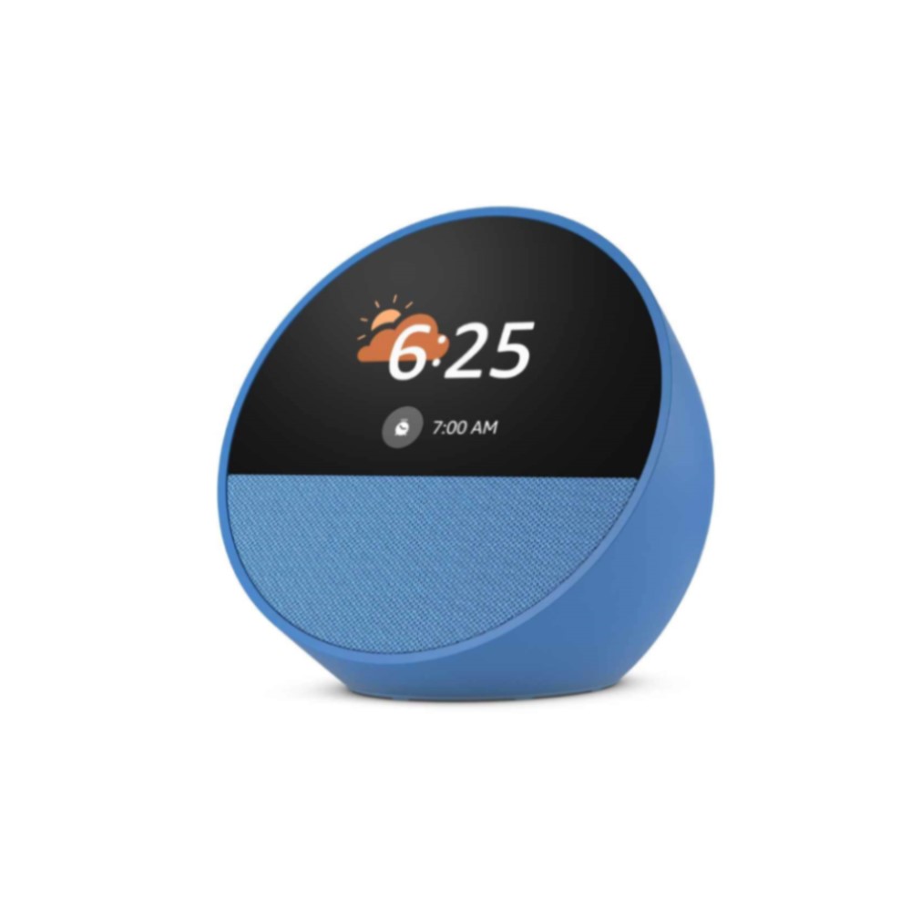 Parlante Amazon Echo Spot Azul Reloj Alarma Alexa Pant. 2.8 B0BFC8DR7C