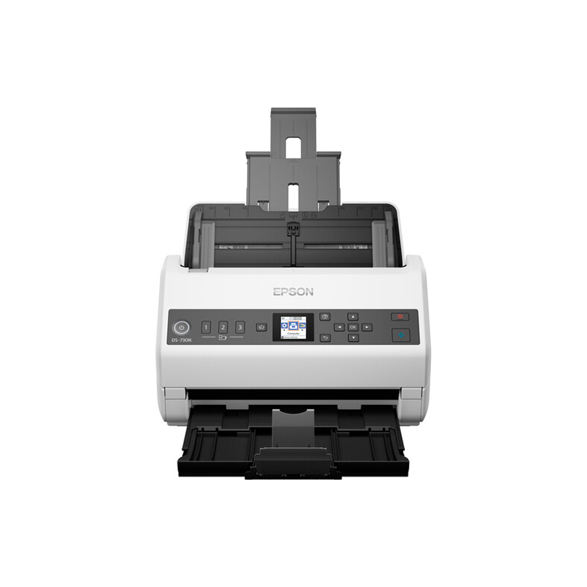 Escaner Epson Ds-730N 40Ppm 80Ipm Proteccion Alimentacion Automatica 100Pag Red