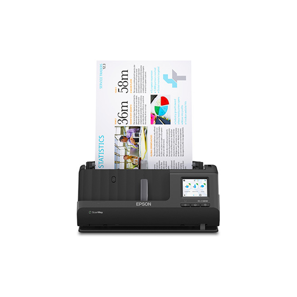 ESCANER/EPSON ES-C380W INALAMBRICO 30PPM 60IPM ADF WIFI USB B11B269201