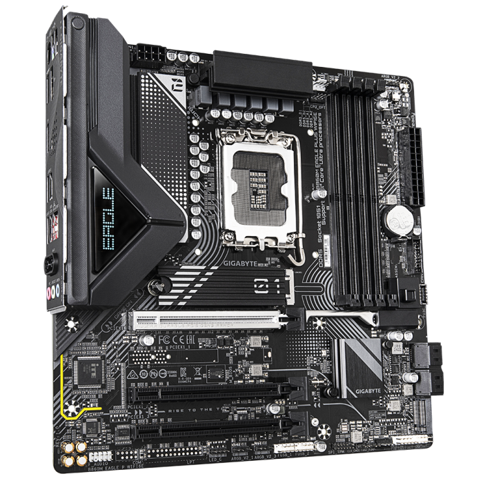 Gigabyte Placa madre Micro ATX LGA1851 Intel B860 para Intel Ultra B860M EAGLE P WIFI6E