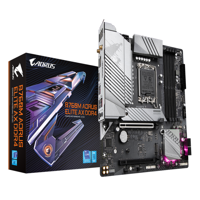 Gigabyte Motherboard Micro ATX LGA1700 Socket Intel B760 para Celeron