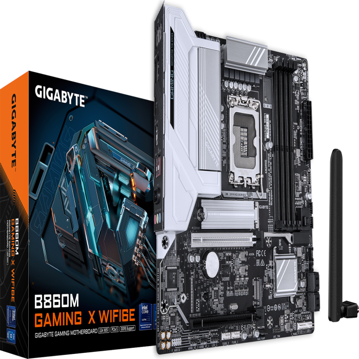 Gigabyte Motherboard Micro ATX LGA1851 Intel B860 para Intel Ultra