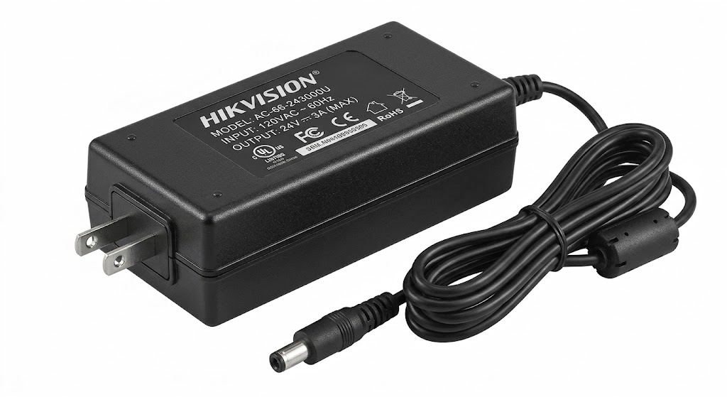 Hikvision AC Power Adapter AC-66-243000UAC120VAC24V3A