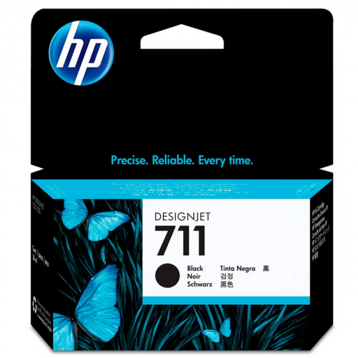 HP 711 38 ml negro original DesignJet cartucho de tinta