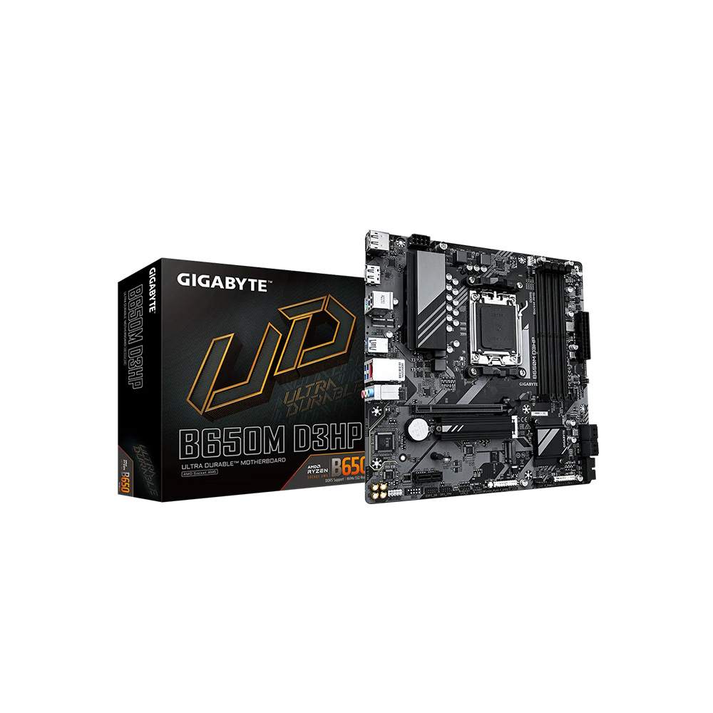 MAINBOARD GIGABYTE/B650M D3HP AMD AM5 AMD RYZEN 7000/8000/9000 SERIES PROCES