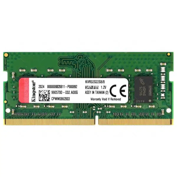 Kingston ValueRam DDR4 SDRAM 8 GB 3200 MHz CL22 Unbuffered