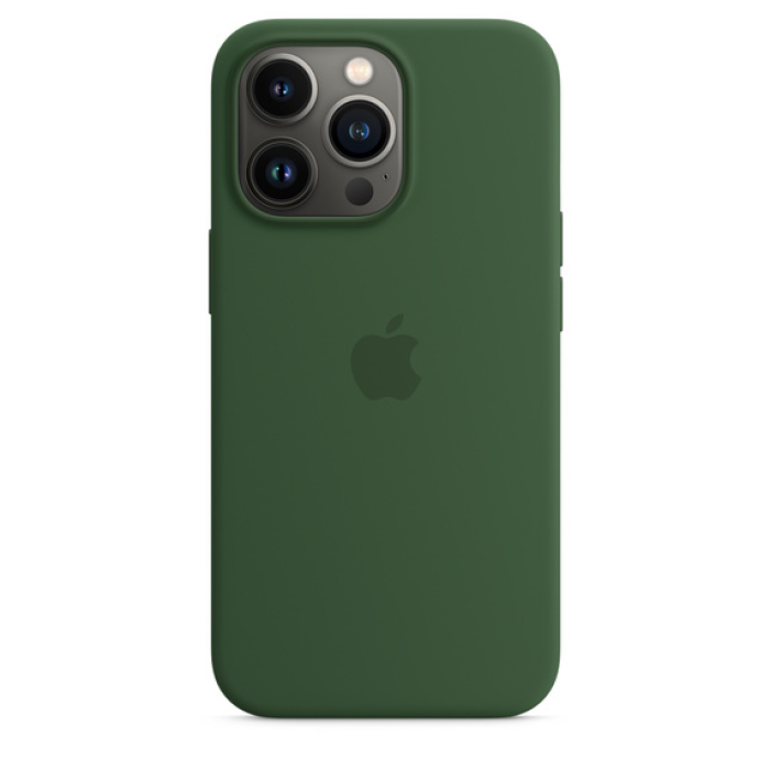 Apple Funda Silicona Verde Lago / Negra para iPhone 16