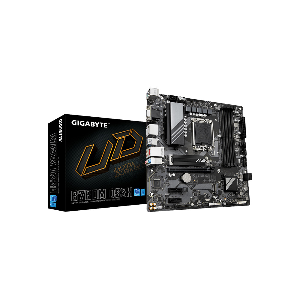 MAINBOARD GIGABYTE B760M DS3H G10 LGA1700 12AVA Y 13AVA GEN