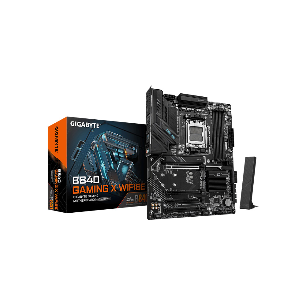 MAINBOARD GIGABYTE/B840M DS3HP WIFI 6E BT 5.3 MICRO ATX AM5