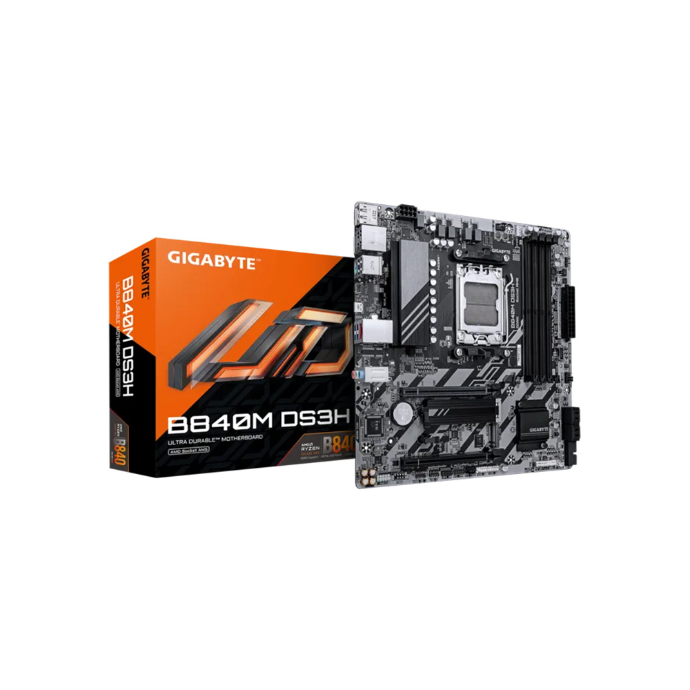 Mainboard Gigabyte B840M Ds3H Am5 Ddr5 Hasta 256Gb Pcie 4.0