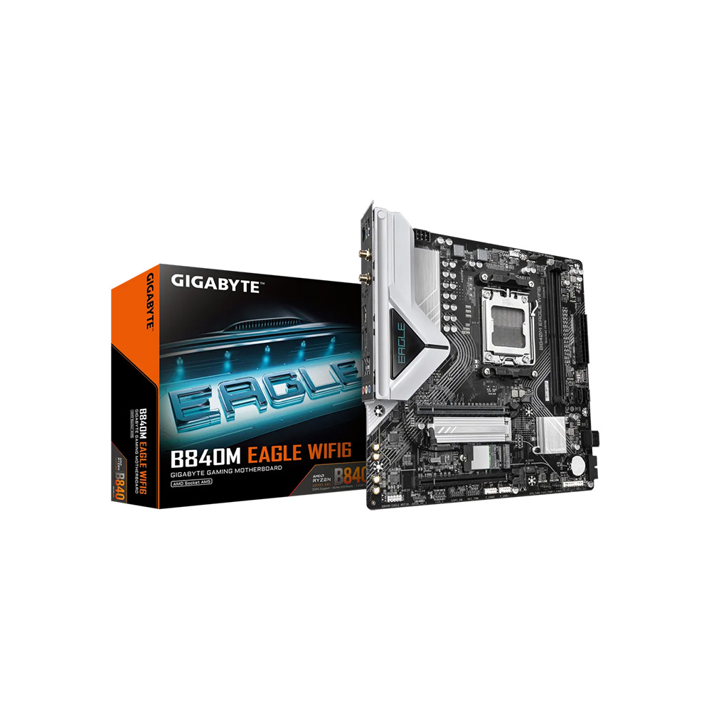 MAINBOARD GIGABYTE/B840M EAGLE WIFI6 REV 1.0 1.1 MICRO ATX AM5
