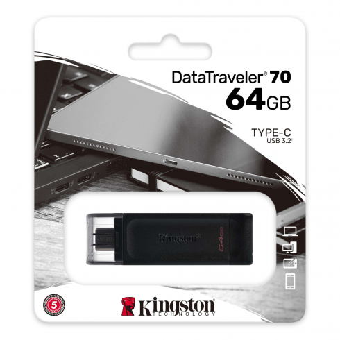 Kingston DataTraveler 70 Unidad flash USB 64 GB USB-C 3.2