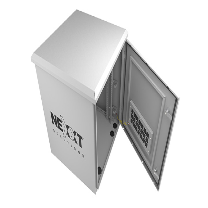 Nexxt Solutions Infrastructure Outdoor Pole Mount Cabinet SPCC steel Light