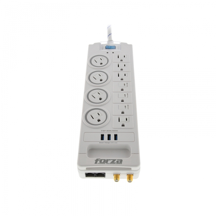 Forza Surge protector AC 110/220 V 11 Tomas de Corriente