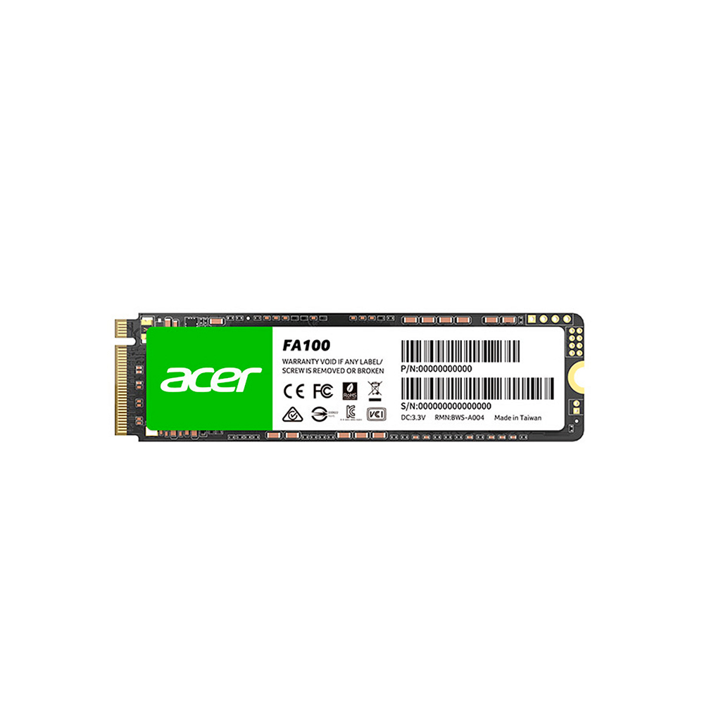 SSD ACER/FA100 256GB M.2 PCIE 3.0 2280 3300/2700 MBS 3D