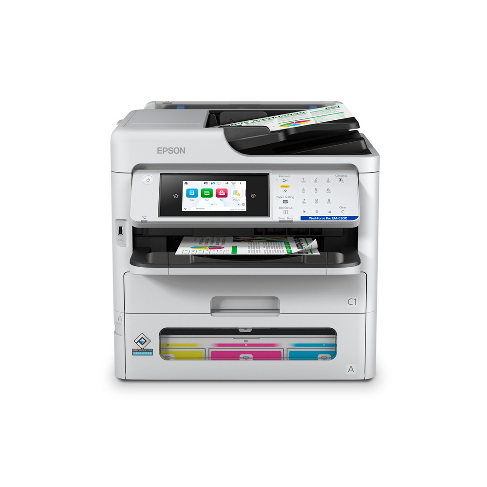 Impresora Epson Wf- Pro Em-C800 Wifi Duplex 25Ppm T12P- T12N