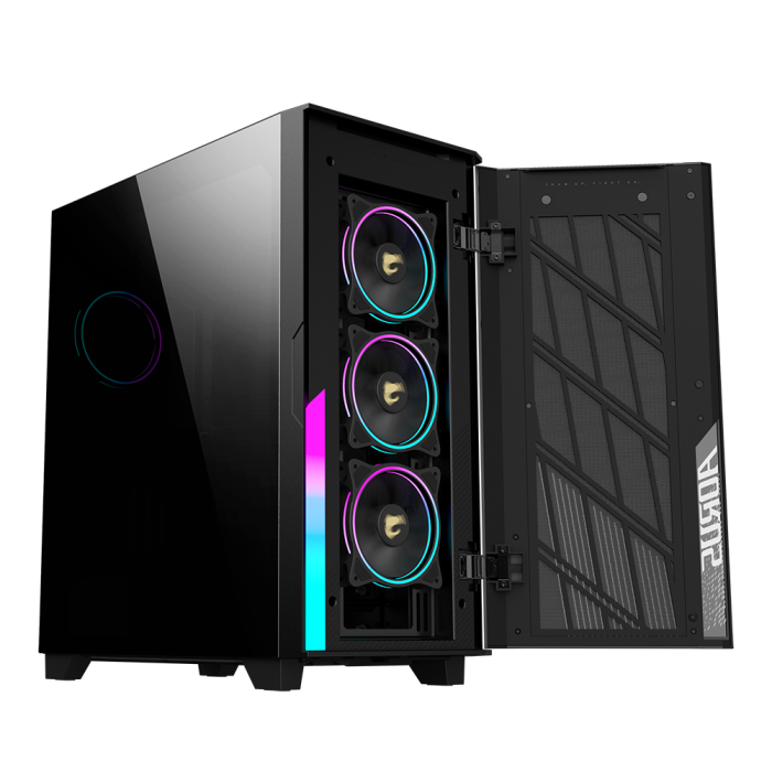 Gabinete Gigabyte Aorus C500 Glass GB-AC500G-ST 4 Ventiladores ARGB E-ATX