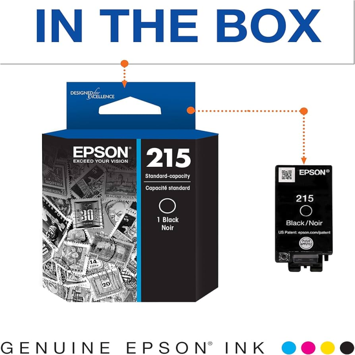 Epson 215 Color (cian, magenta, amarillo) original cartucho de tinta