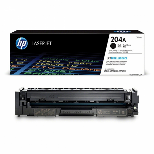 HP 204A Negro original LaserJet cartucho de tóner (CF510A) para
