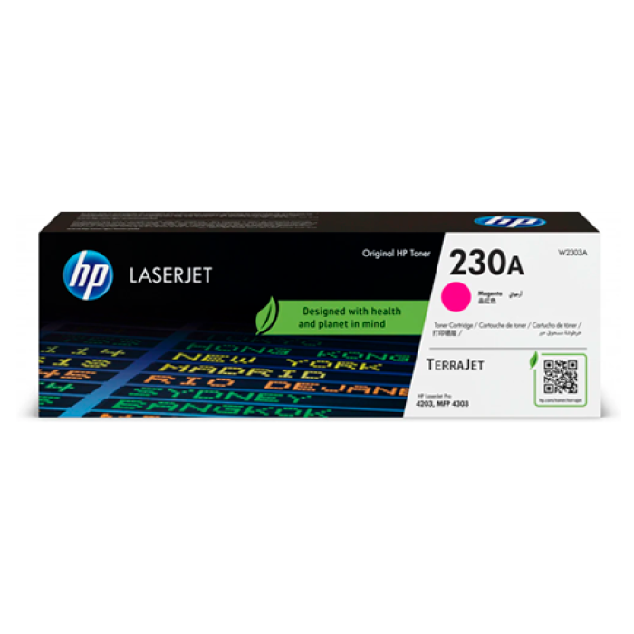 HP 230A Magenta original LaserJet cartucho de tóner (W2303A) para