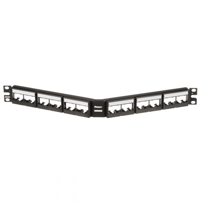 Panduit MINI-COM Modular Faceplate Patch Panels Patch panel 1U 19"