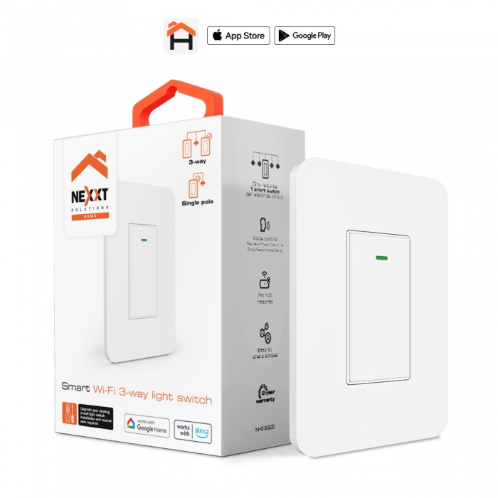 Nexxt Solutions Connectivity Smart 3 way switch