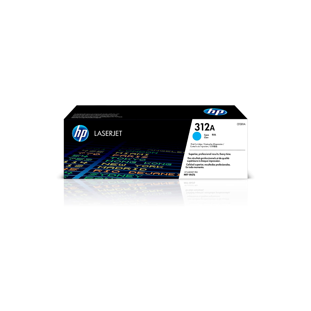 TONER HPINC 312A  CYAN LASERJET M476N/D/W 2700 PAG CF381A