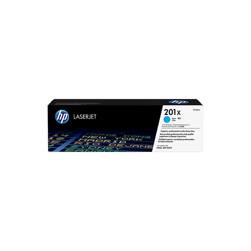 TONER HPINC 201X CYAN LASERJET M252/227W 2300 PAG CF401X