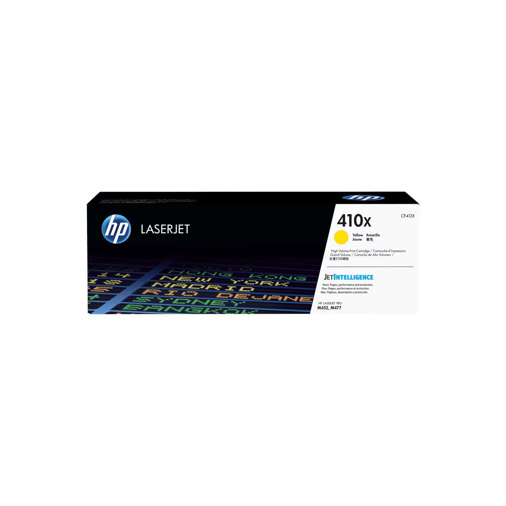 TONER HPINC 410X AMARILLO LASERJET M452/477/377 5000 PAG CF412X
