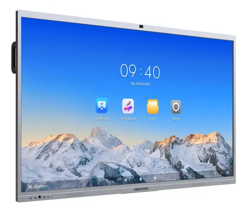 Pantalla Interactiva 4K de 86" DS-D5A86RB/A3 con Tablero Digital y Sistema Operativo Android - Hikvision