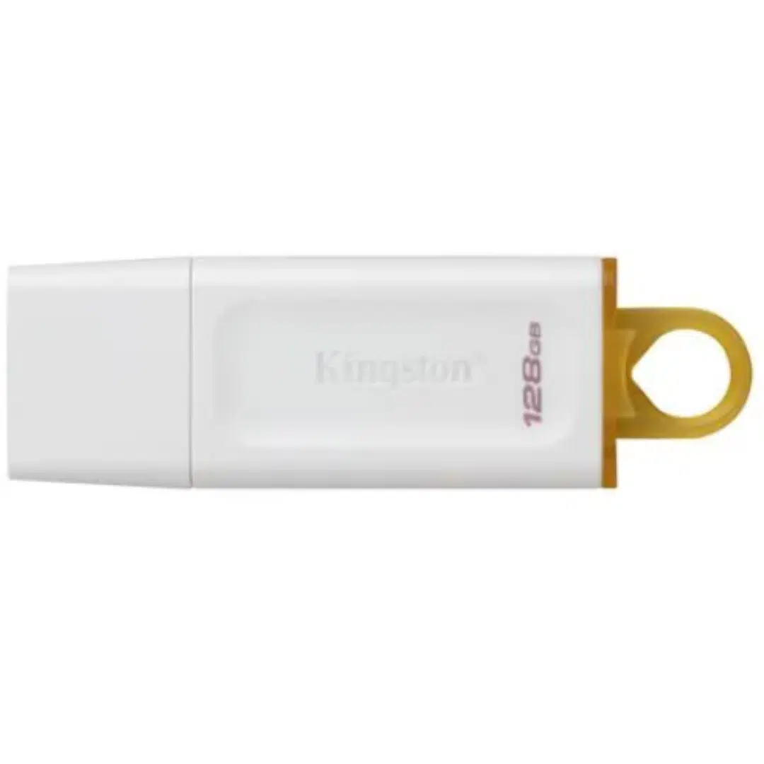 Kingston USB flash drive 128 GB USB 3.0 Plastic White-Yellow