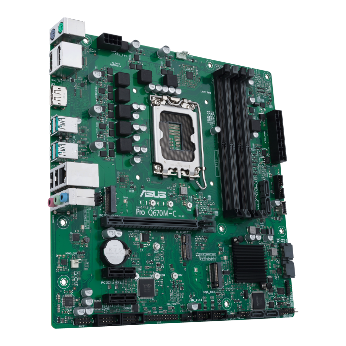 Tarjeta Madre ASUS Pro Q670M-C-CSM LGA1700 Micro-ATX para Intel 12/13/14 Gen