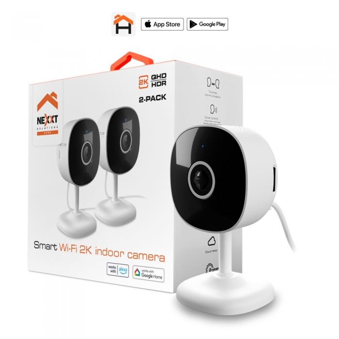 Nexxt Solutions Connectivity Indoor 2K camera 2pk