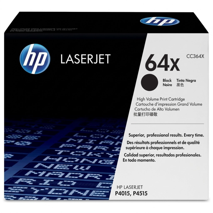 HP 64X Alto rendimiento negro original LaserJet cartucho de tóner