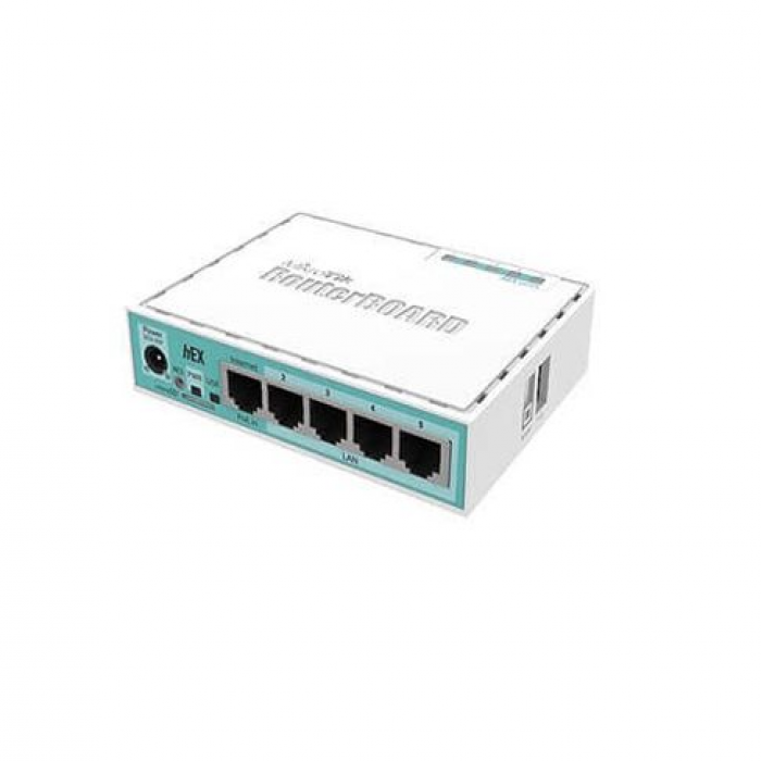 MikroTik RouterBOARD hEX RB750Gr3 - router conmutador de 4 puertos