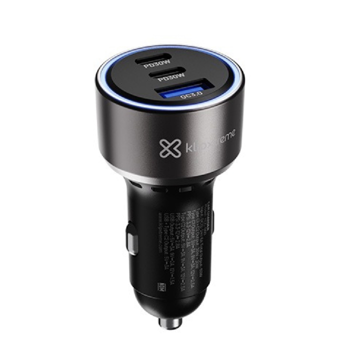 Klip Xtreme KCC-060 Car power adapter 60 Watt 2 x
