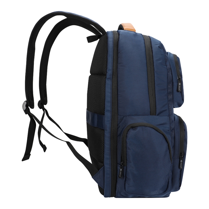 Mochila Teros Te-9035Bl Laptop Hasta 17.0 Poliester Azul Interior Azul