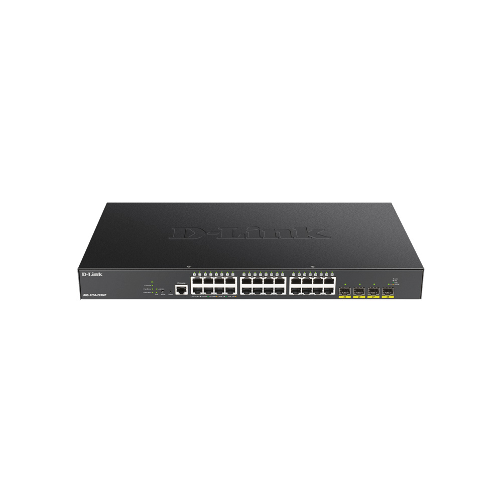 Switches Switch D-Link Dgs-1250-28Xmp-L2 L3 24Ptos 1Gigabit Poe 4Ptos 10G DGS/1250/28XMP