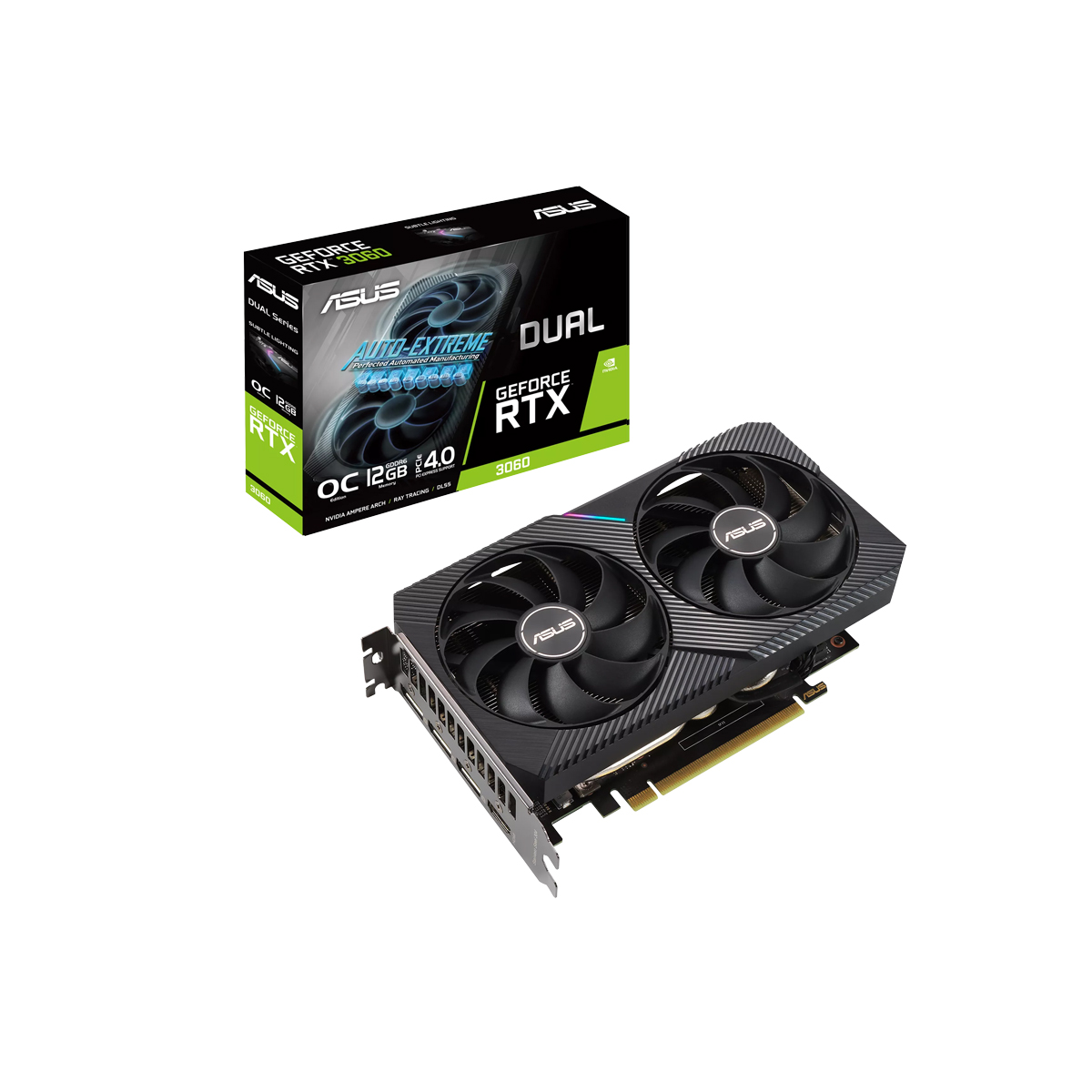 TARJETA DE VIDEO ASUS DUAL-RTX3060-O12G-V2 HDMIX2 DPX3