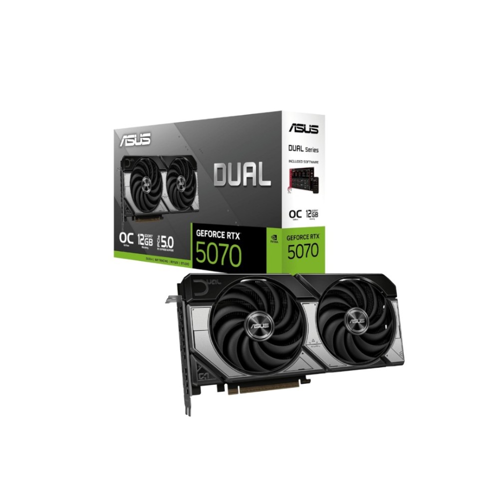 Tarjeta De Video Asus Geforce Rtx 5070 Dual Oc Edition