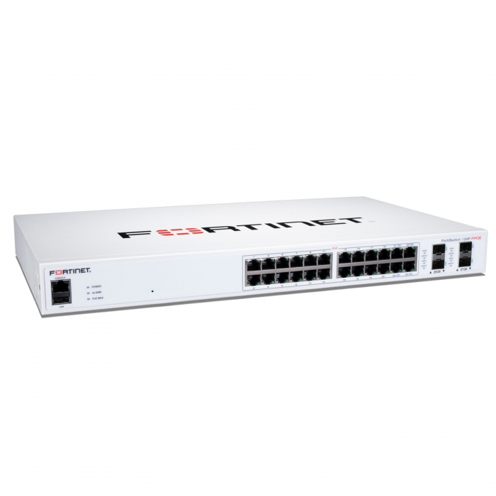 Fortinet FortiSwitch 124F-FPOE Conmutador Gestionado 24 x 10/100/1000 (PoE+) +